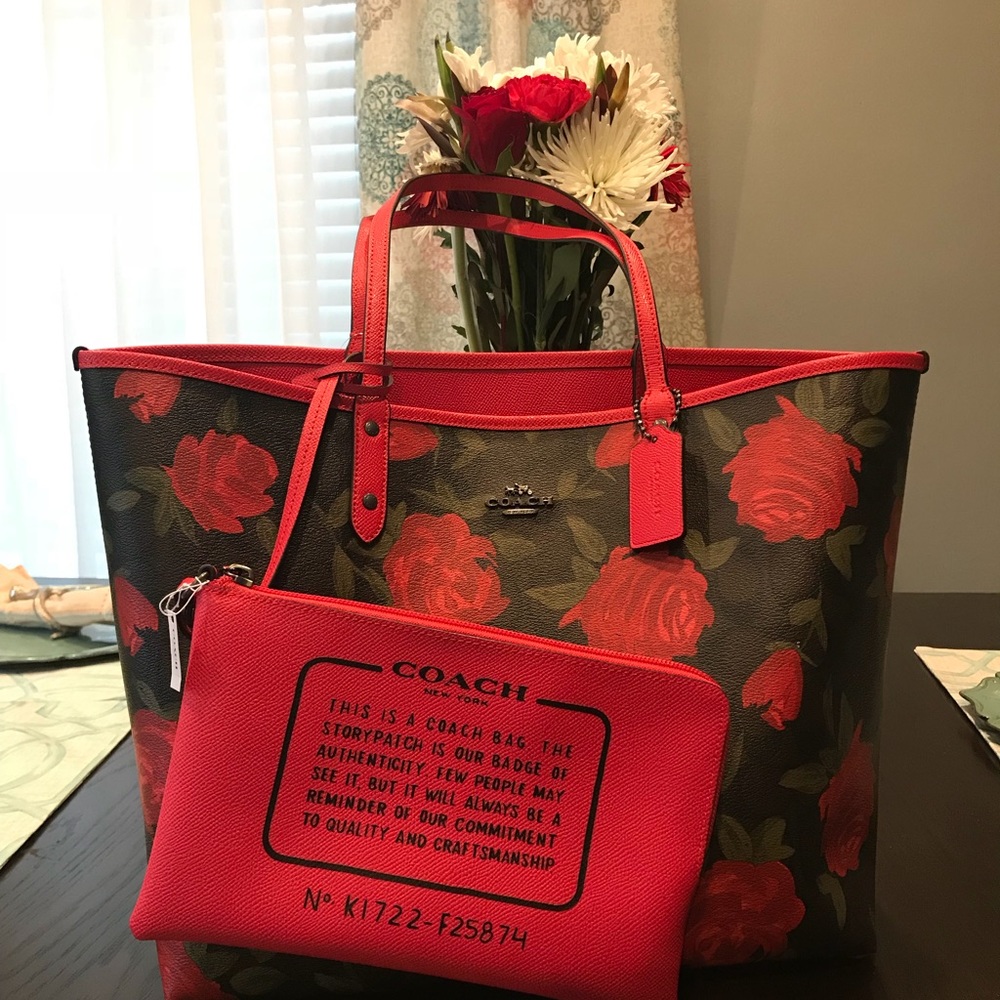 Coach reversible bag